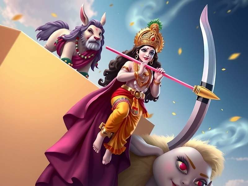 Leela With Krishna Game Cover